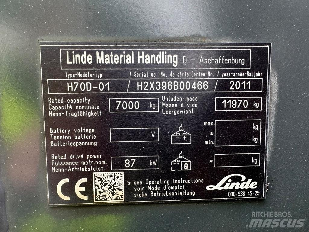Linde H70D Дизельні навантажувачі