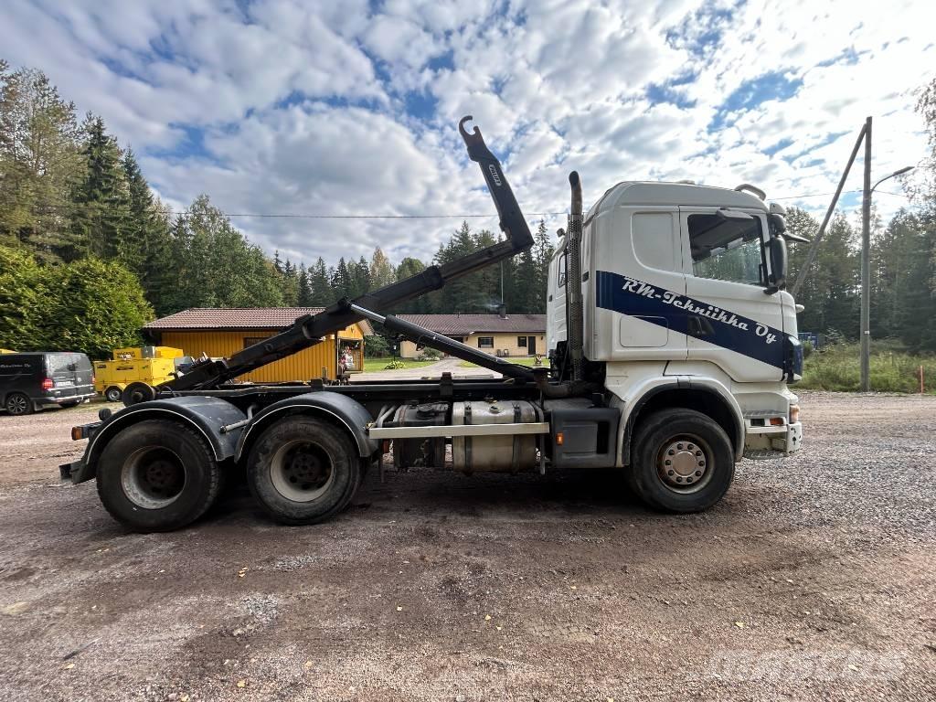 Scania R 500 Вантажівки з гаковим підйомом