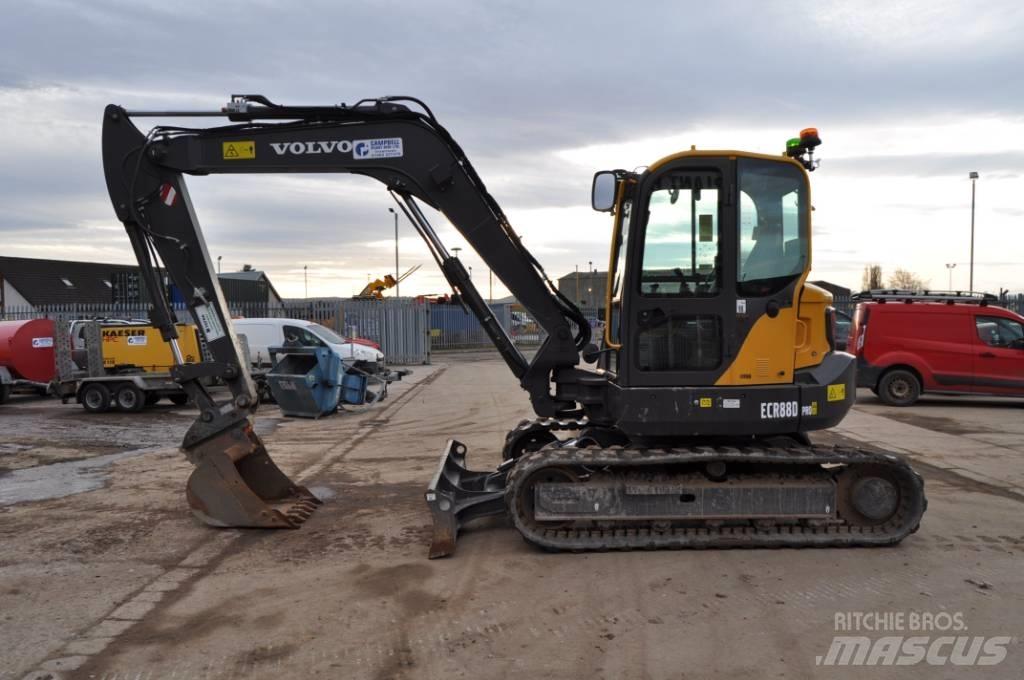 Volvo ECR 88 D Середні екскаватори 7т. - 12т.