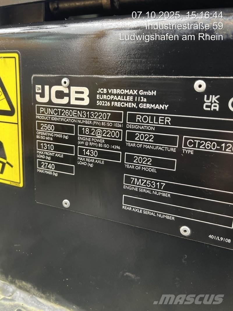 JCB CT260-120 Дорожні котки