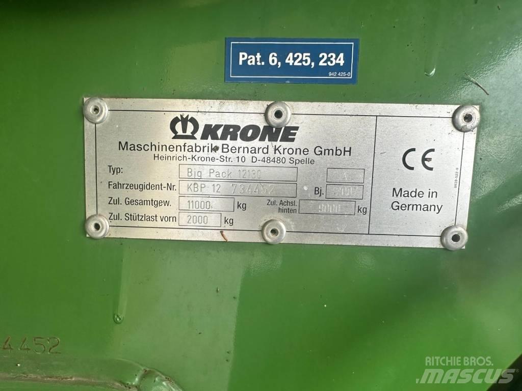 Krone Big Pack 12130 Тюкові прес-підбирачі