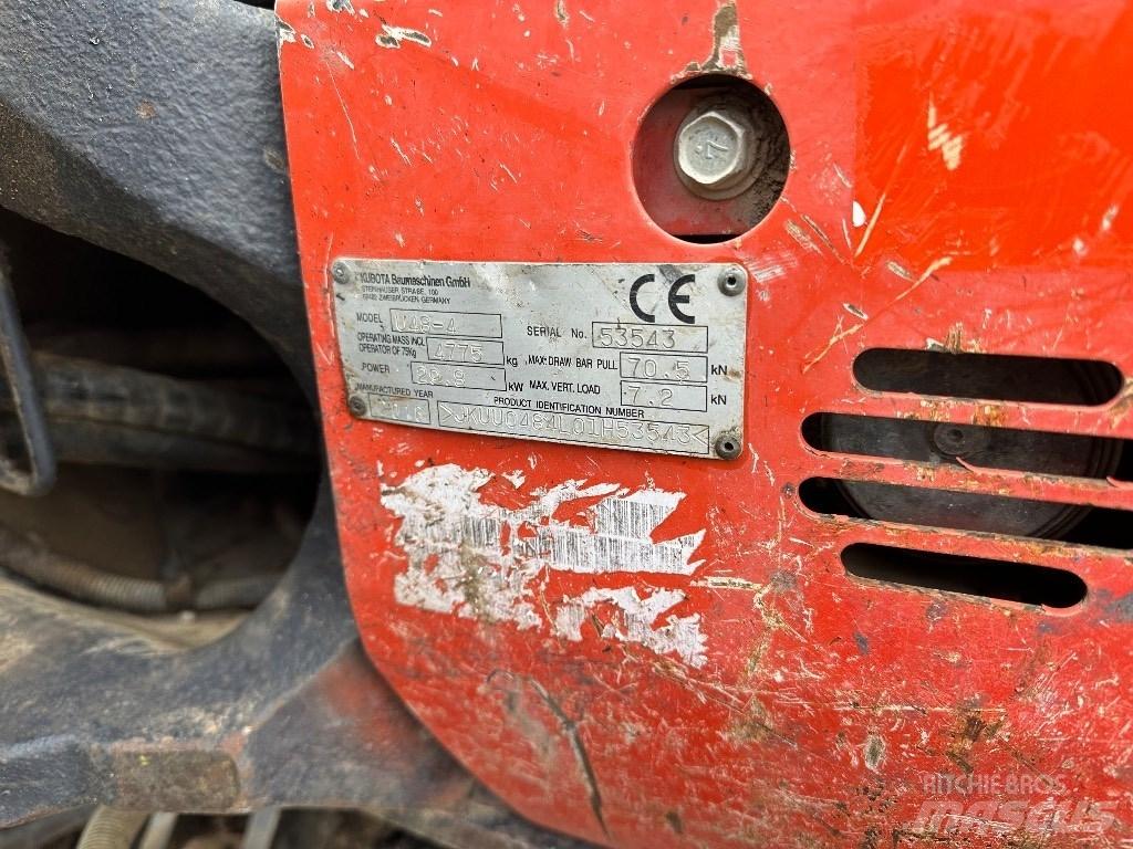 Kubota KX 048-4 Міні-екскаватори < 7т