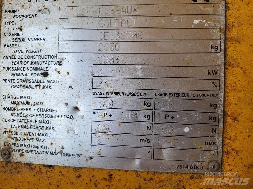 Haulotte Compact 12 Підйомники-ножиці