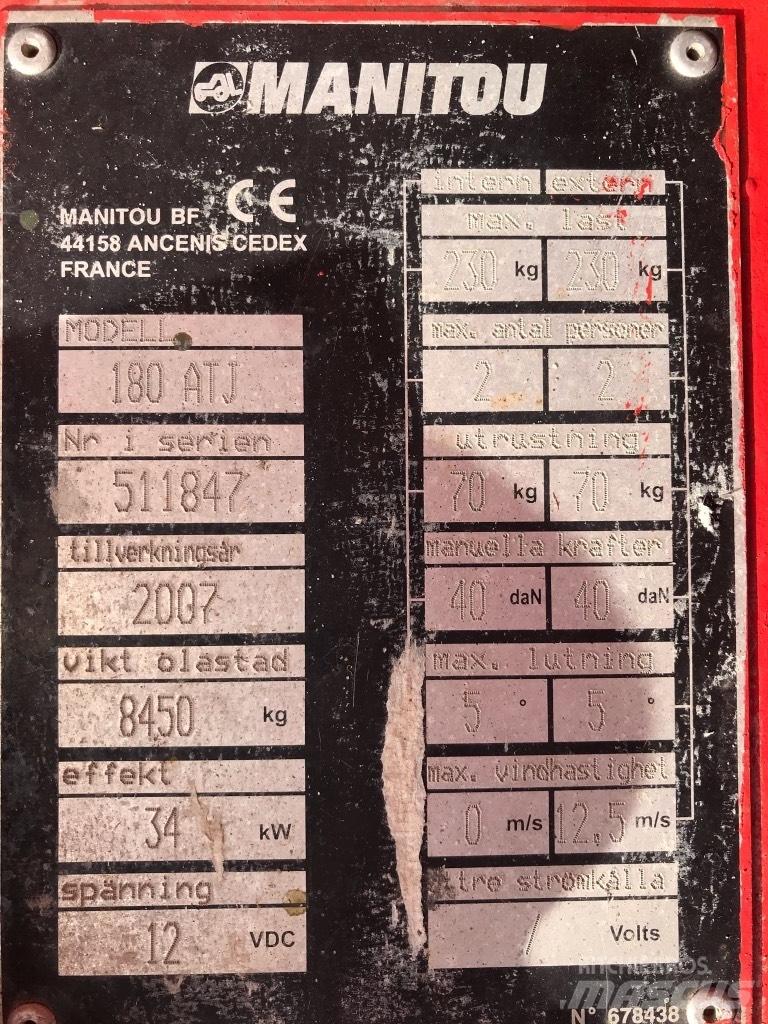 Manitou 180 ATJ Колінчаті підйомники