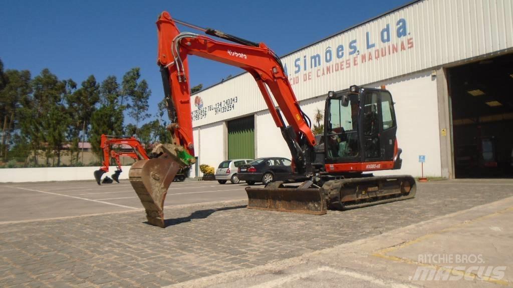 Kubota KX 080-4 Середні екскаватори 7т. - 12т.