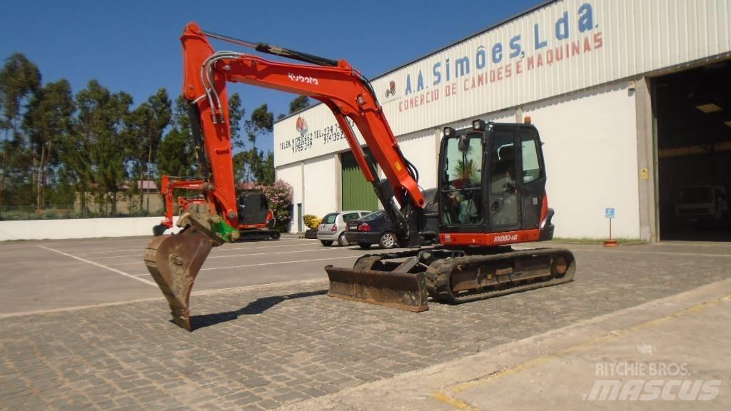 Kubota KX 080-4 Середні екскаватори 7т. - 12т.