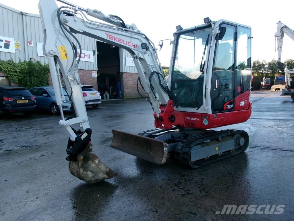 Takeuchi TB 230 Міні-екскаватори < 7т