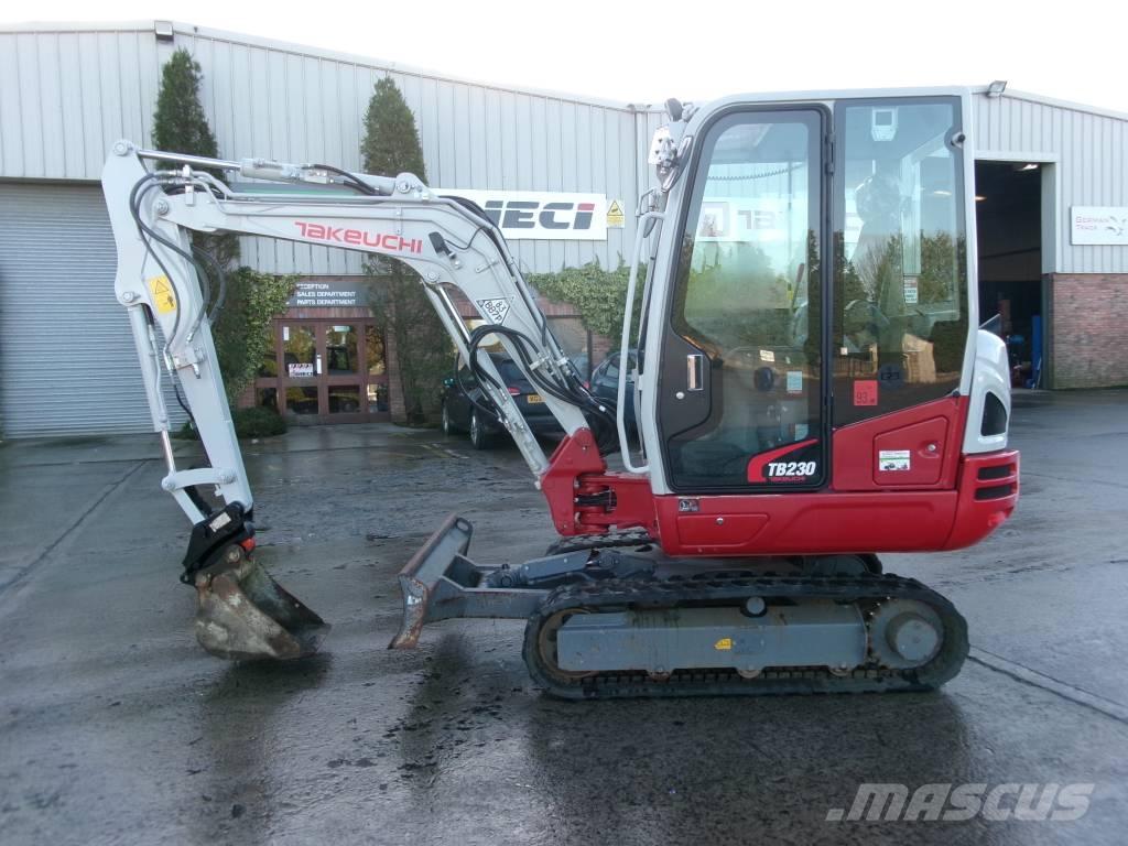 Takeuchi TB 230 Міні-екскаватори < 7т