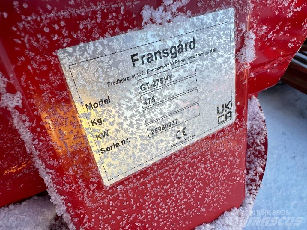 Fransgård GT 275 HY Снігоочищувальні ножі та плуги