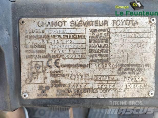 Toyota 02-7 FG A 50 Газові навантажувачі