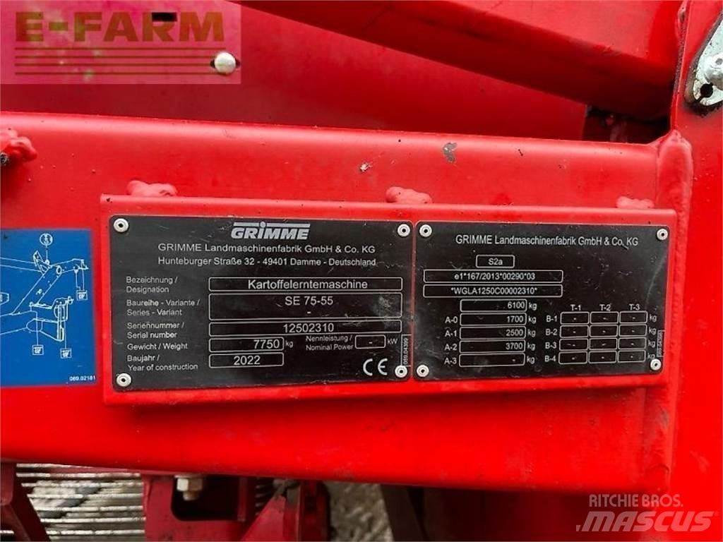 Grimme se 75-55 sb Картоплезбиральні комбайни