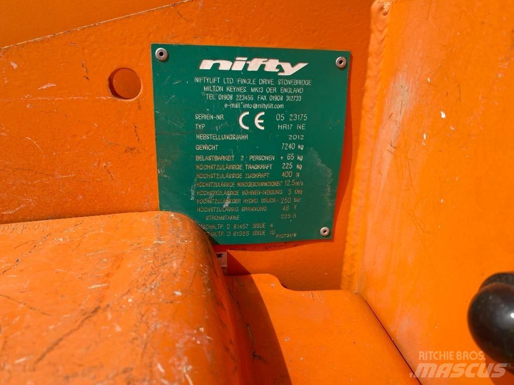 Niftylift HR 17NE Колінчаті підйомники