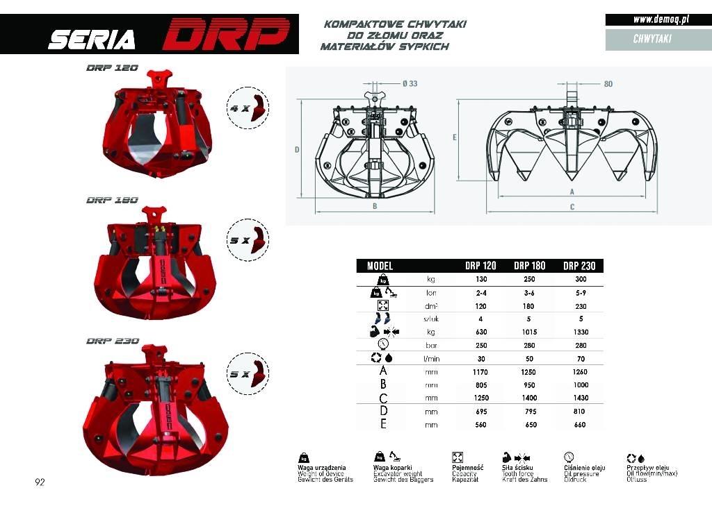  DEMOQ DRP250 4P Грейфери