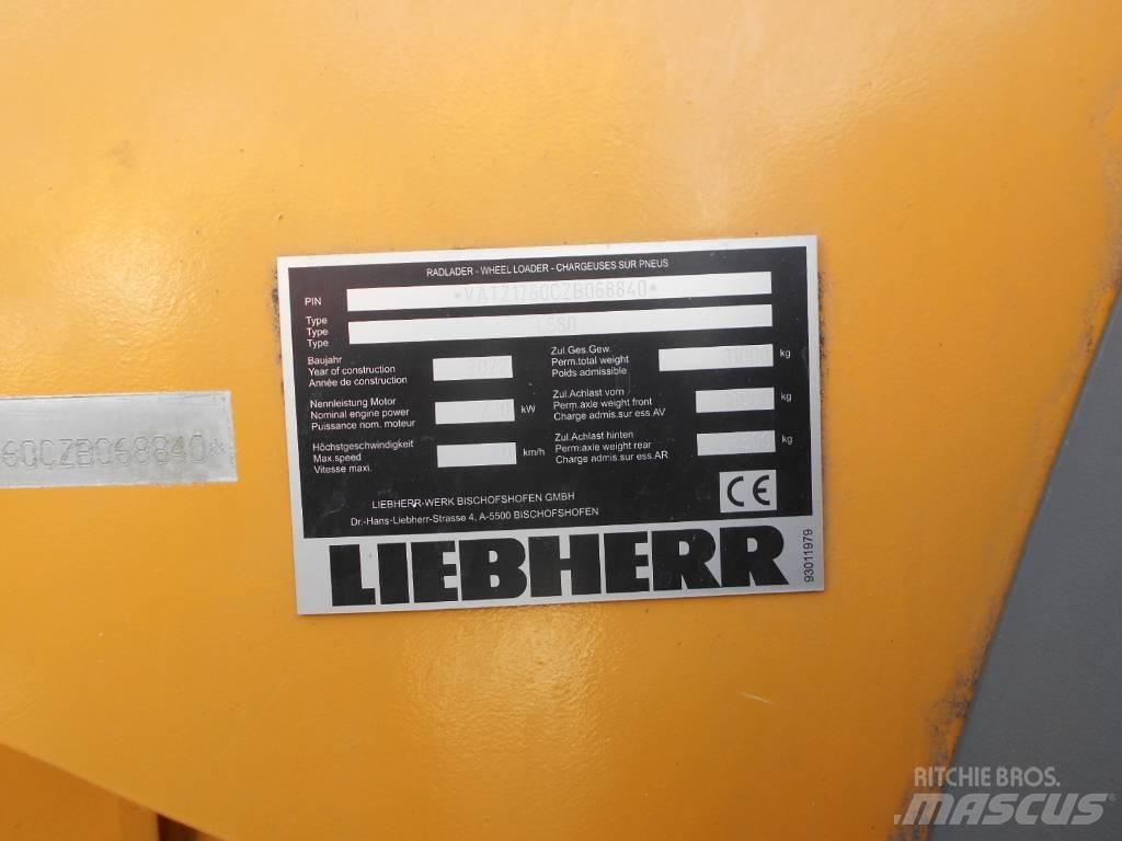 Liebherr L 580 Фронтальні навантажувачі
