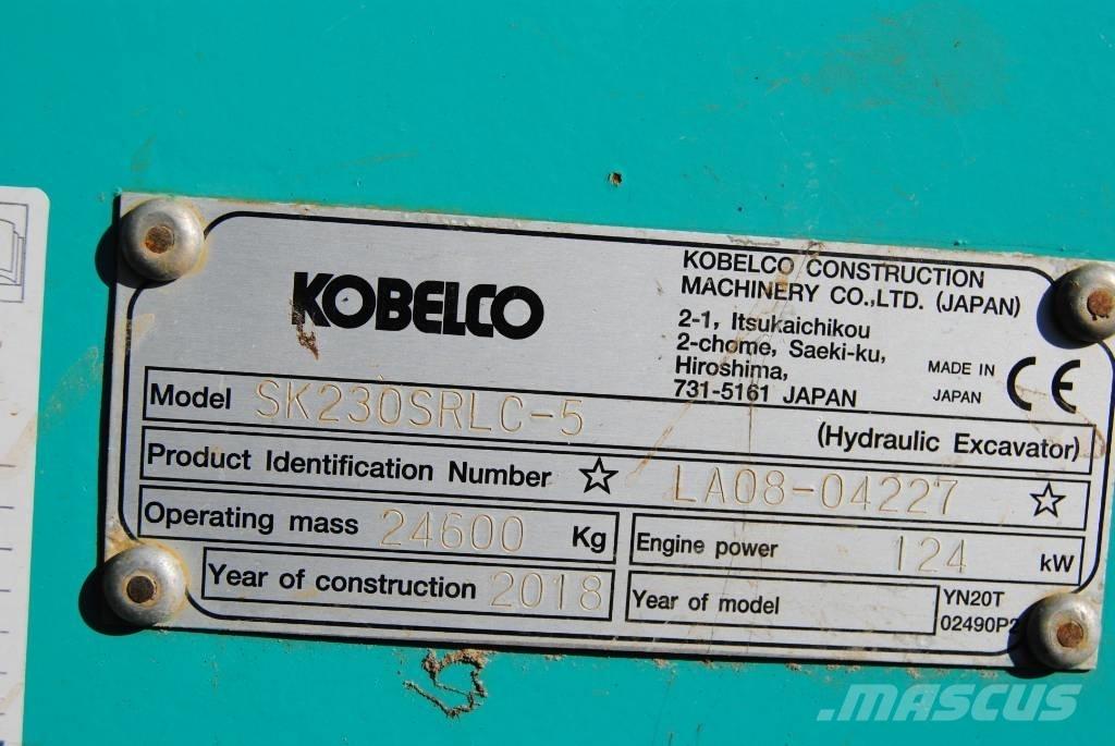 Kobelco SK230SRLC-5 Гусеничні екскаватори
