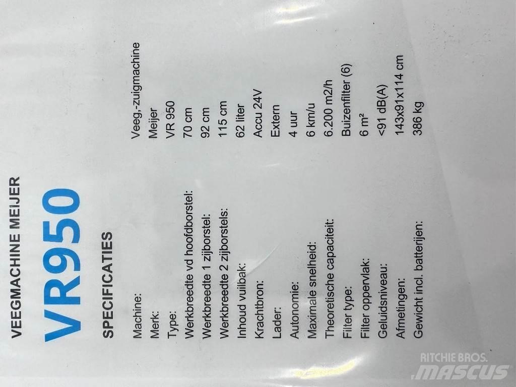 Meijer VR950 Підмітальні машини