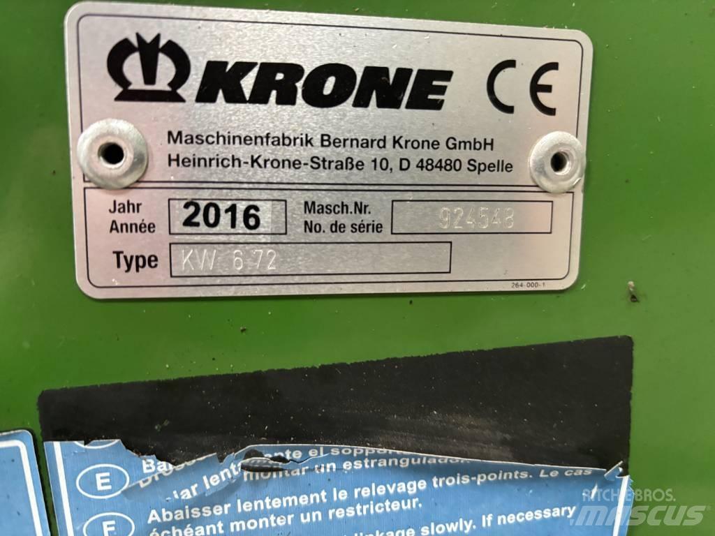 Krone KW 6.72/6 Граблі і сінозворушувачі