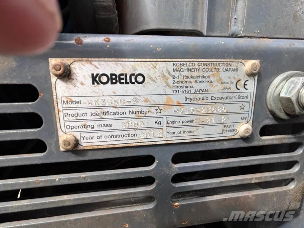 Kobelco SK35SR-5 Міні-екскаватори < 7т