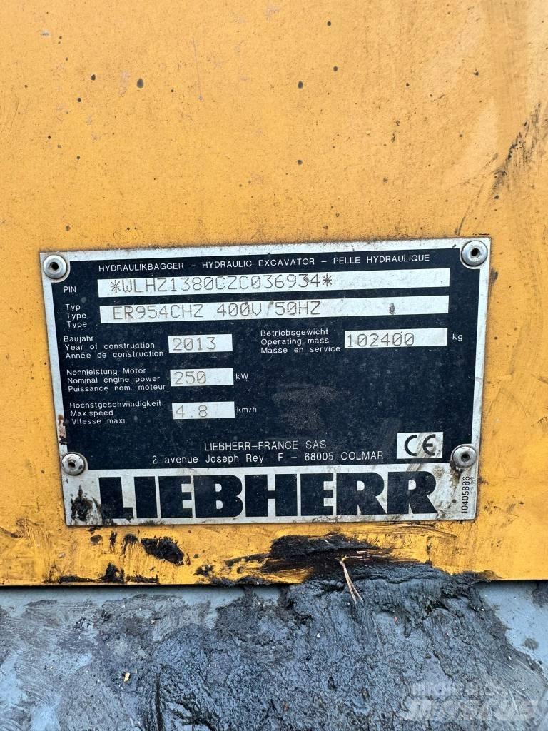 Liebherr ER 954C Перевантажувачі металобрухту/промислові навантажувачі