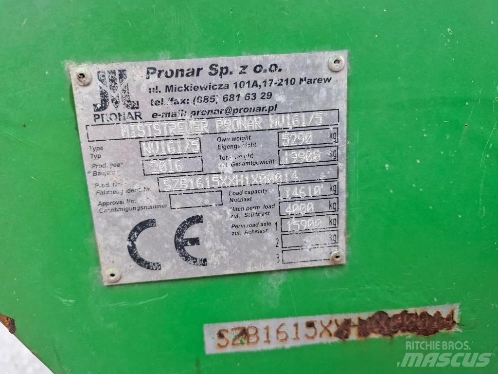 Pronar NV 161/5 Розсіювачі гною