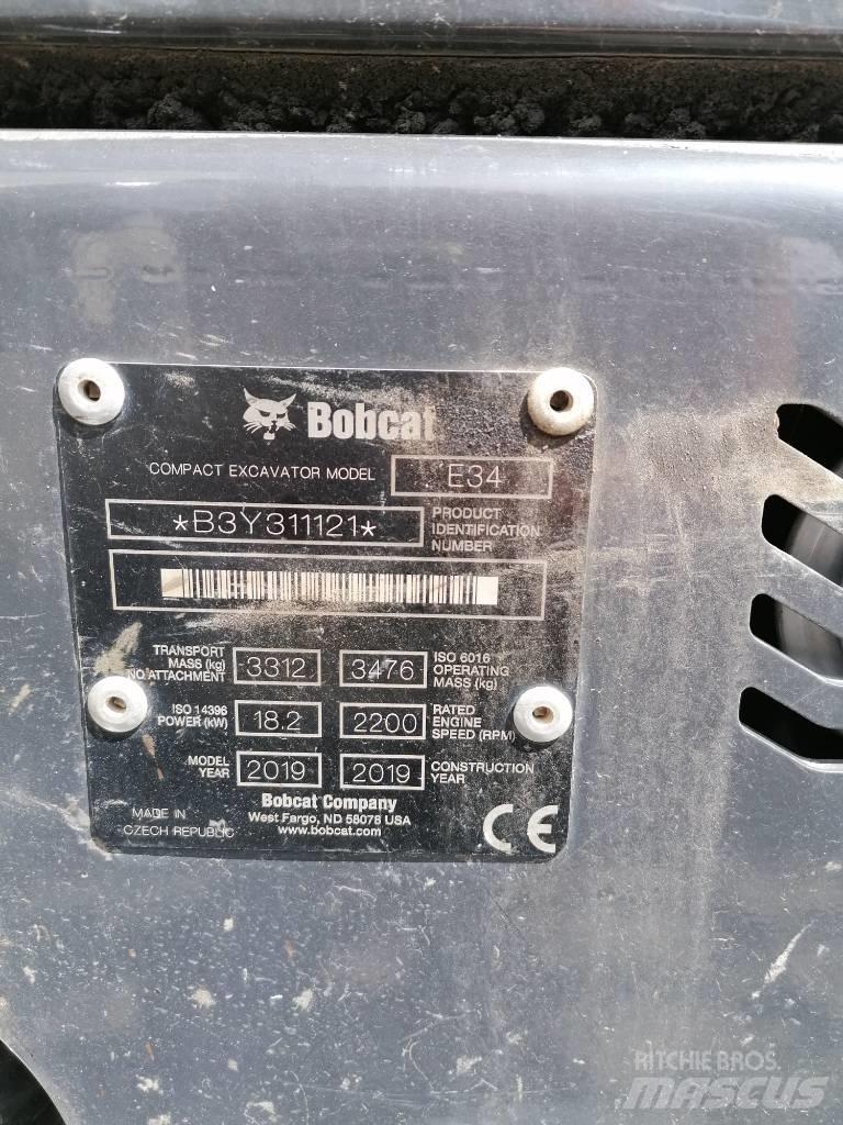 Bobcat E34 Міні-екскаватори < 7т