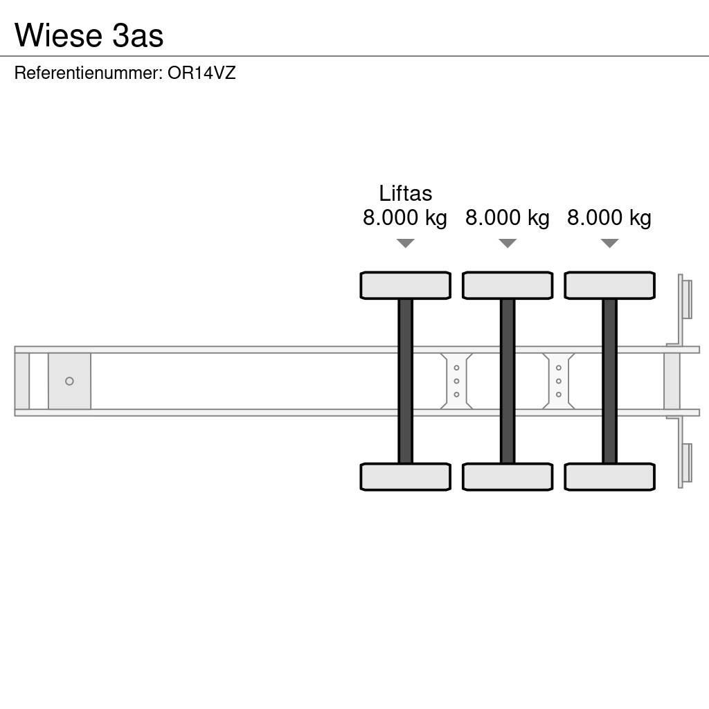 Wiese 3as Напівпричепи-платформи/бічне розвантаження