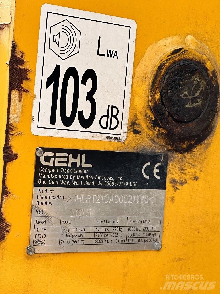 Gehl RT 210 Міні-навантажувачі