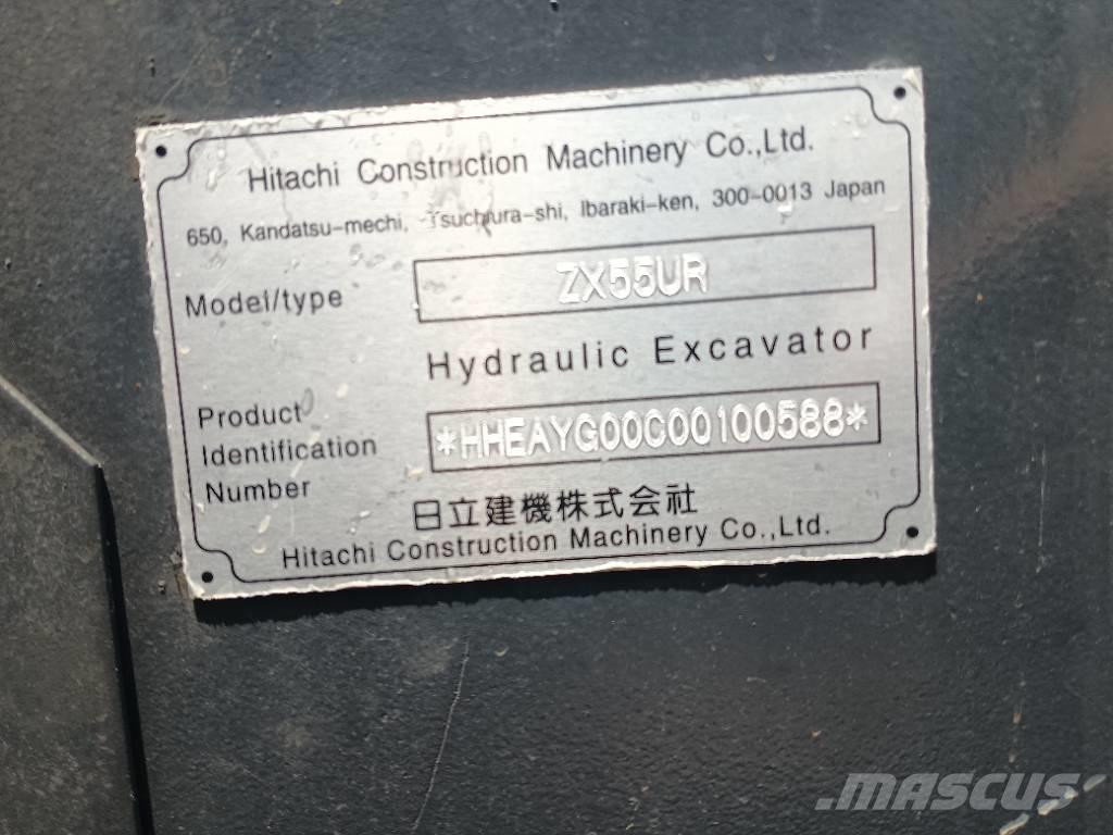 Hitachi 55 Міні-екскаватори < 7т