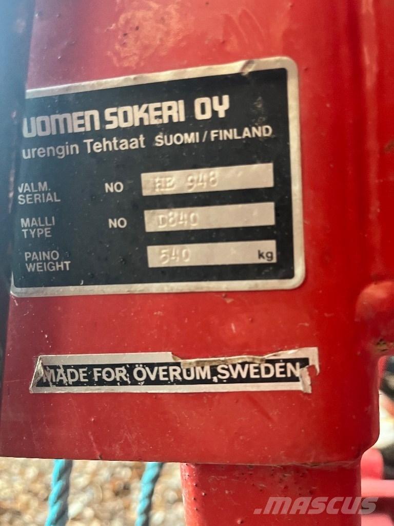 Överum D840 Сівалки