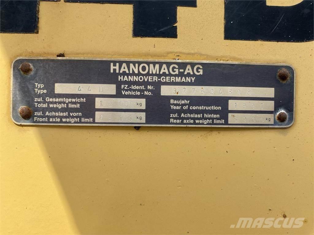 Hanomag 44D Фронтальні навантажувачі