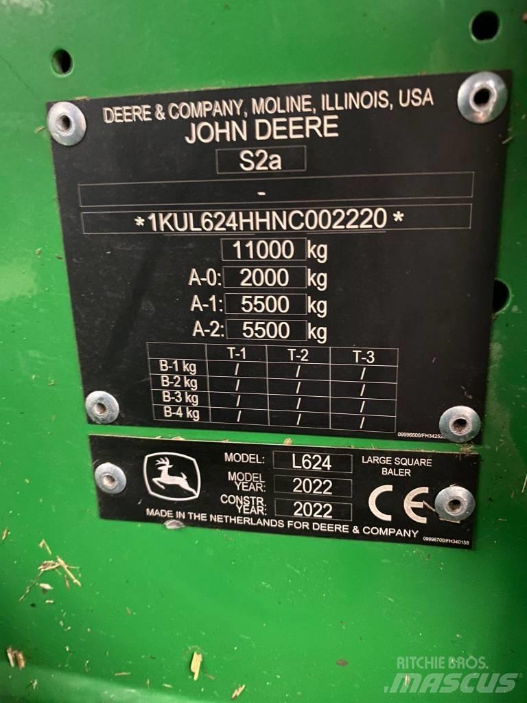 John Deere L624 Тюкові прес-підбирачі