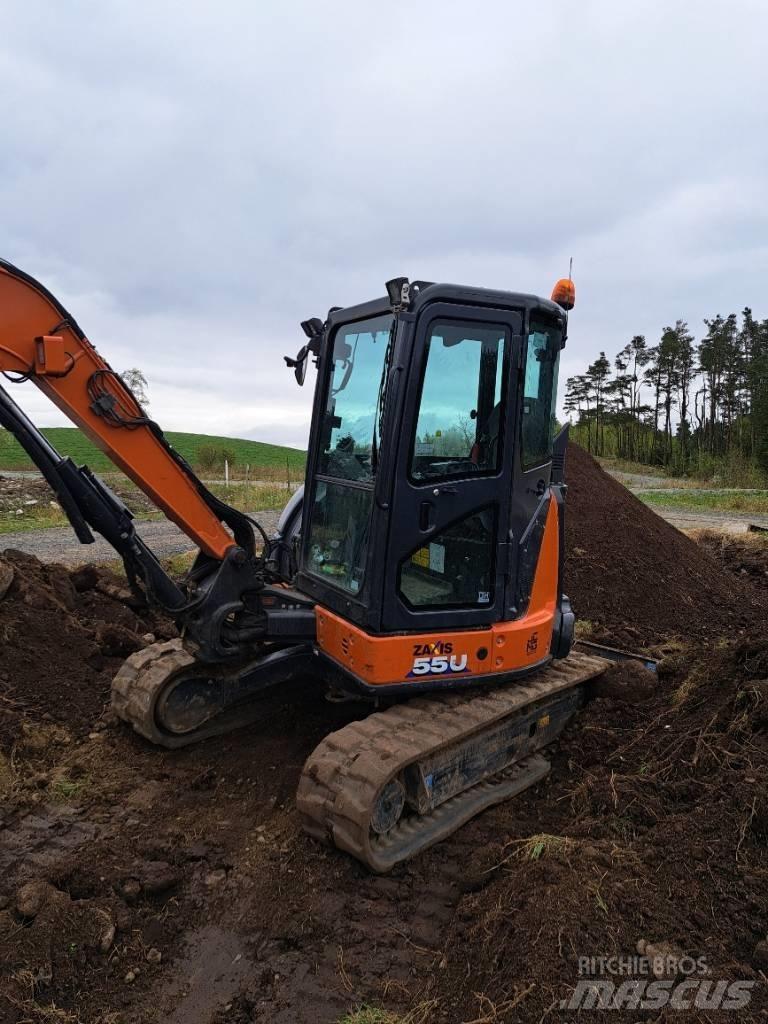 Hitachi ZX55US-6 CLR Міні-екскаватори < 7т