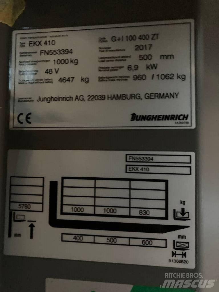 Jungheinrich EKX410 Вантажник для вузьких проходів