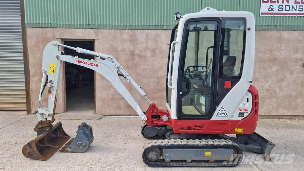 Takeuchi TB 216 A Міні-екскаватори < 7т
