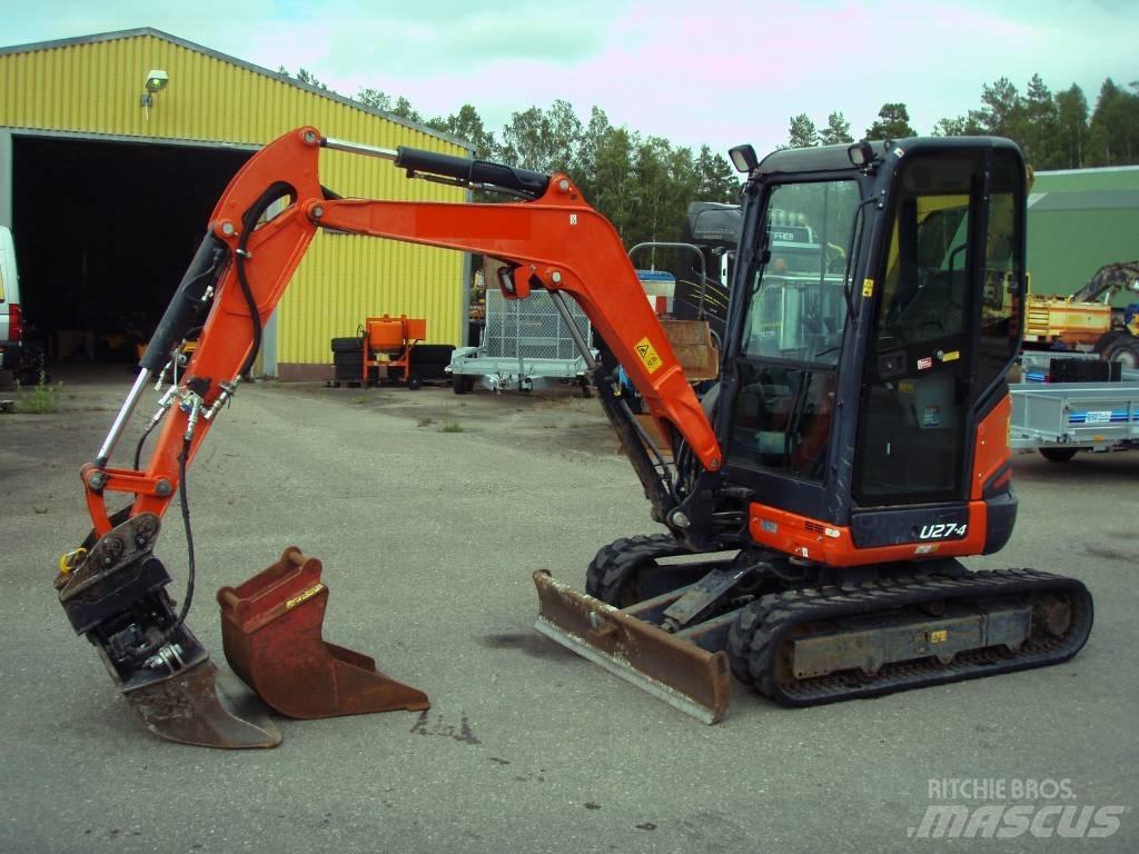 Kubota U 27-4 Міні-екскаватори < 7т