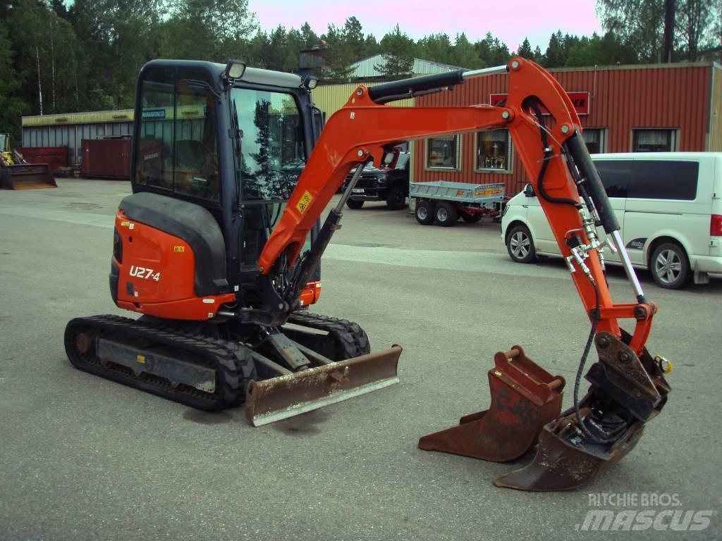 Kubota U 27-4 Міні-екскаватори < 7т