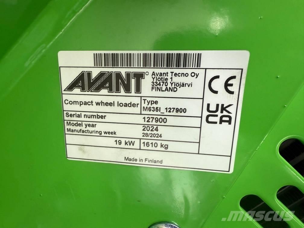 Avant 635 Багатофункціональне обладнання для вантажних і землекопальних робіт