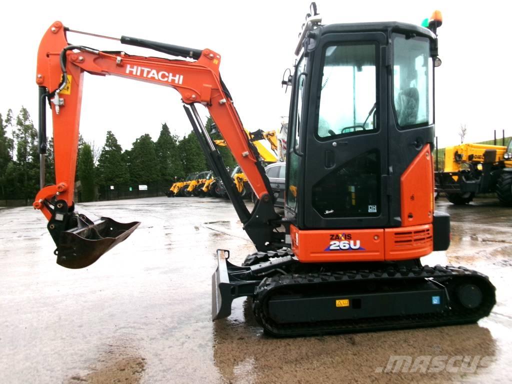 Hitachi Zaxis 26 U Міні-екскаватори < 7т