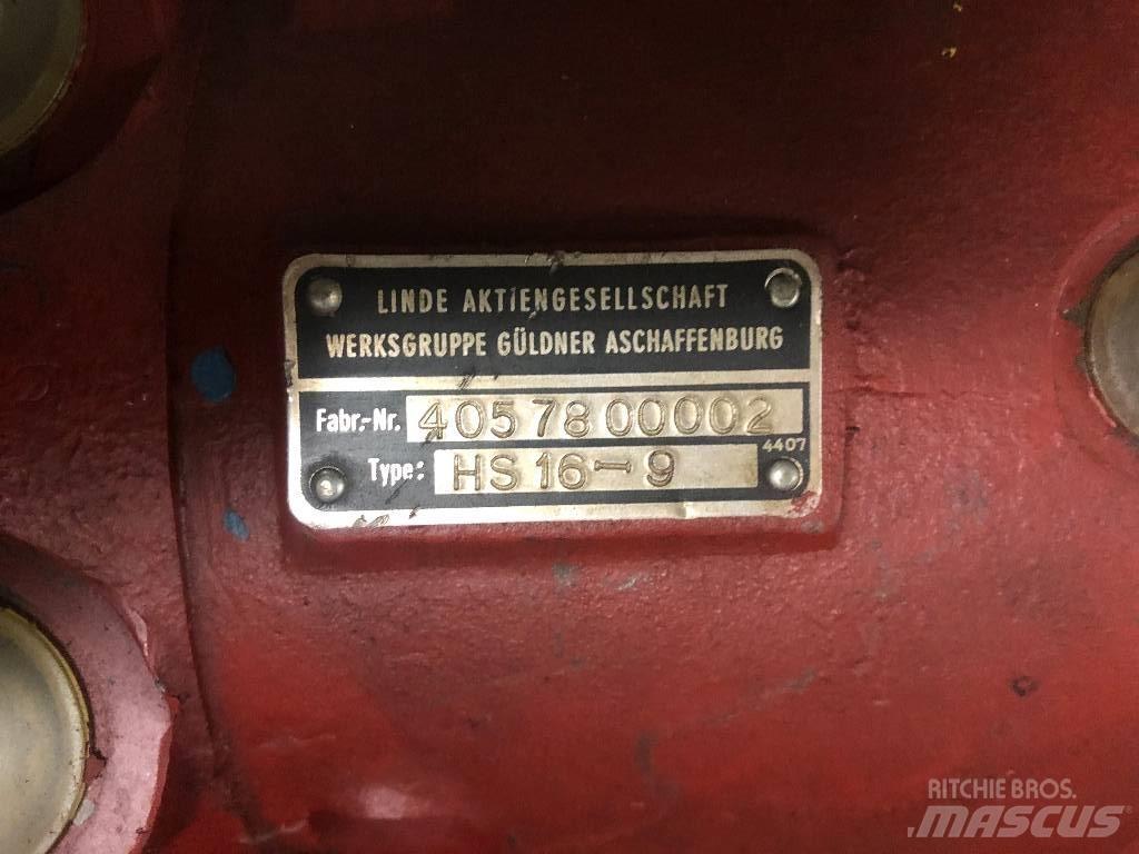 Linde HS16-9 Інше обладнання