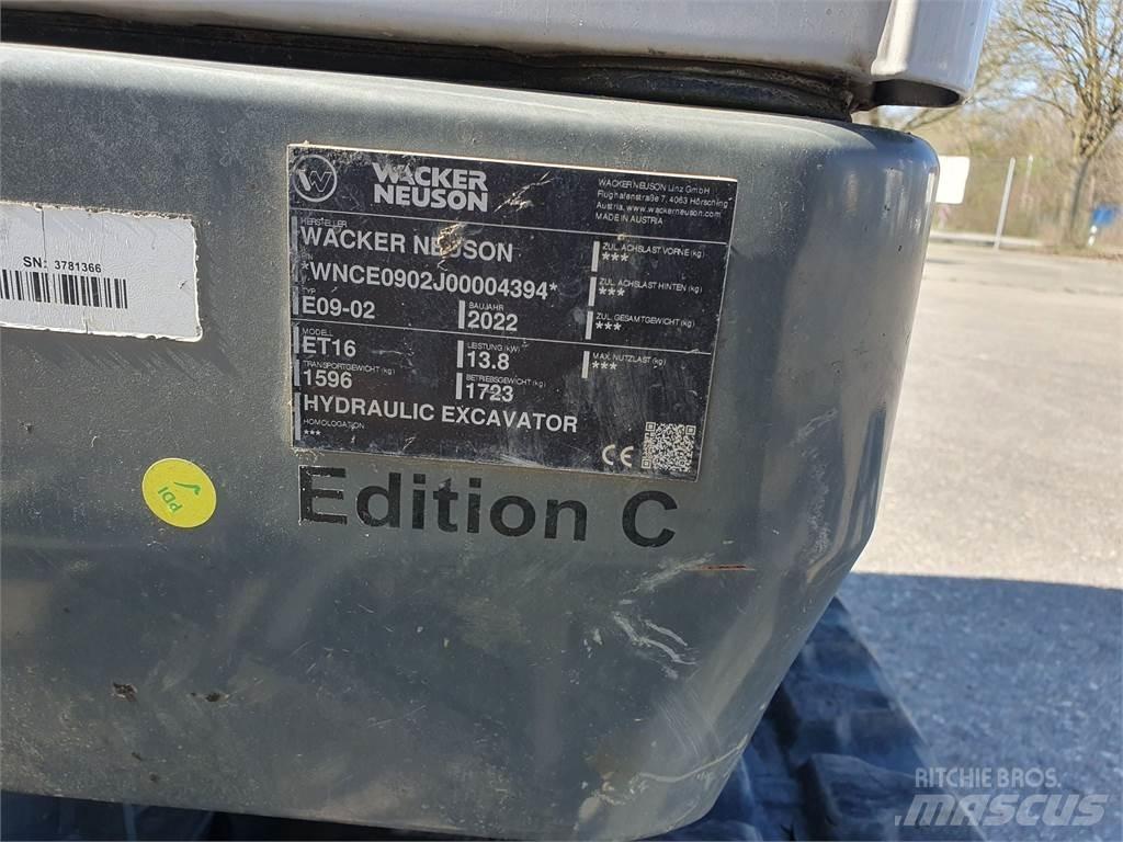 Wacker Neuson ET16 Гусеничні екскаватори