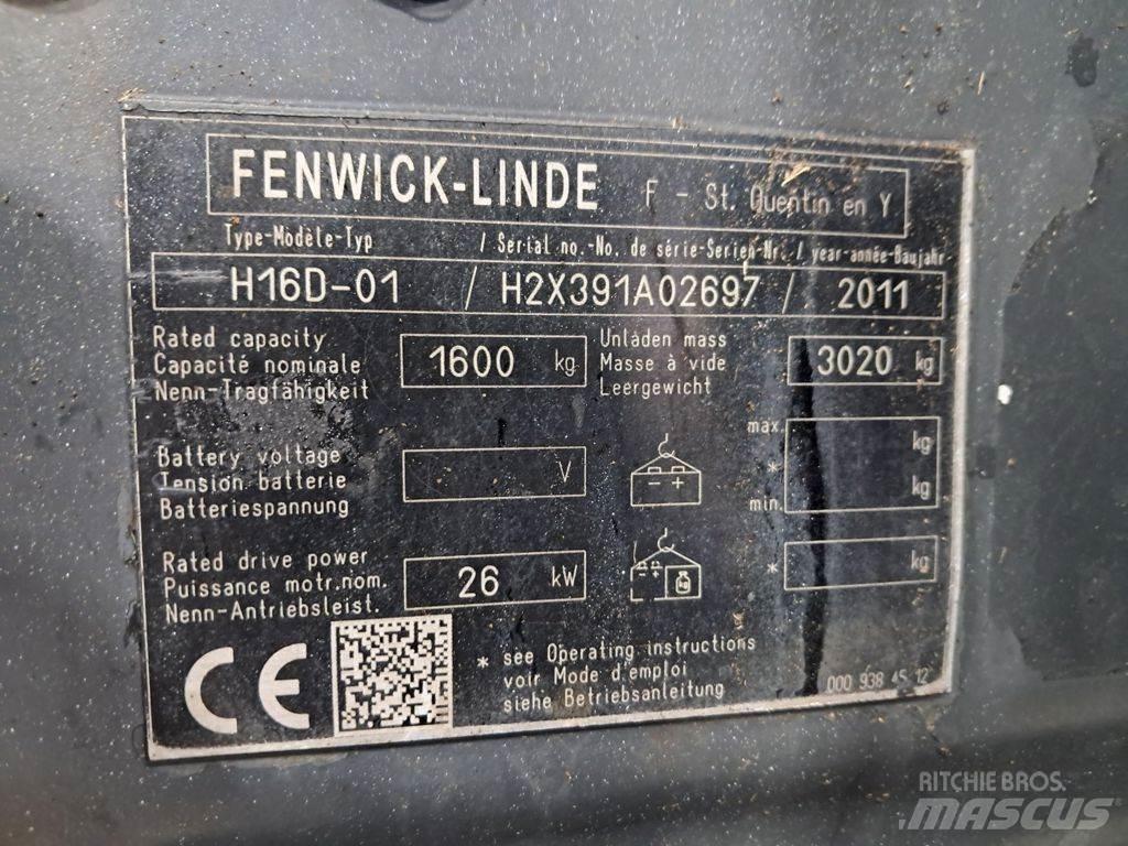Linde H16D-01 Дизельні навантажувачі