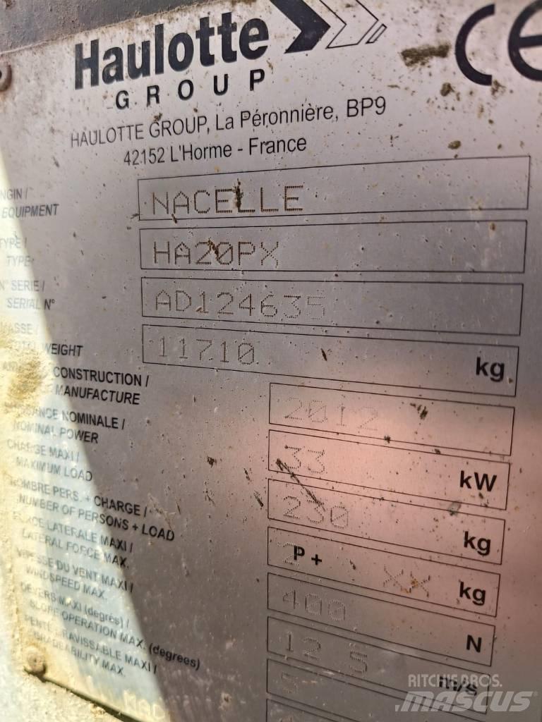 Haulotte HA 20 PX Колінчаті підйомники