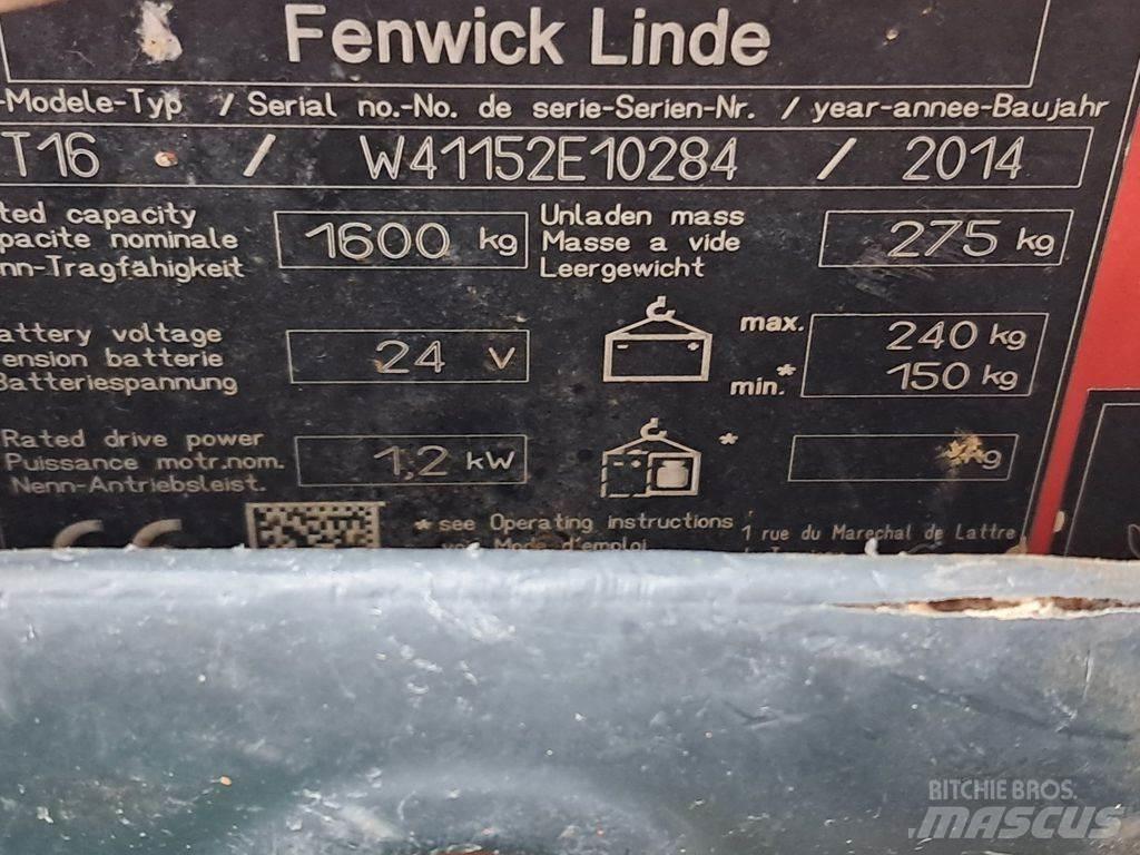 Linde T16 Штабелери
