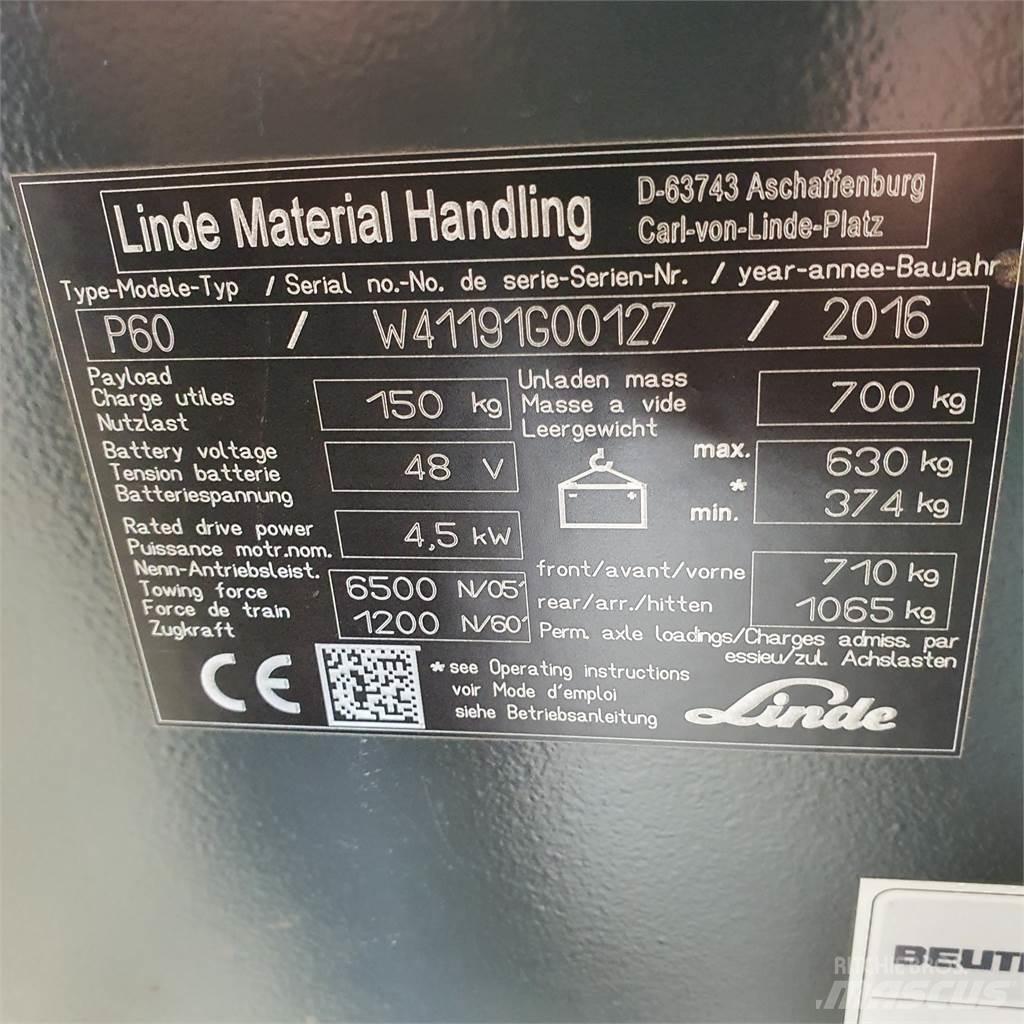 Linde P60 Тягачі колісні
