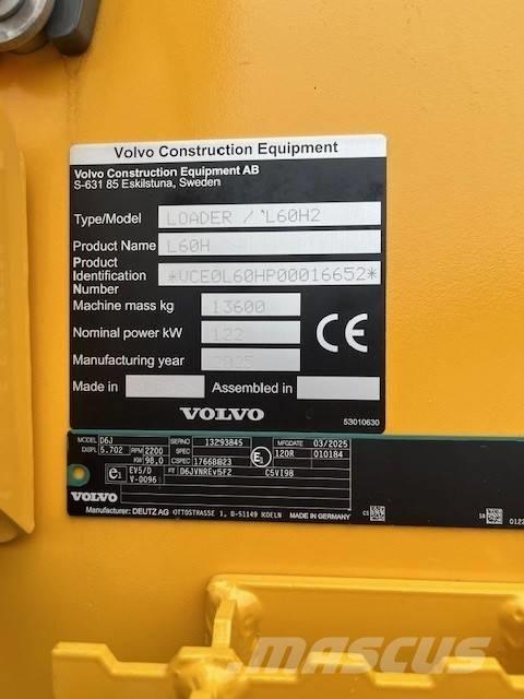 Volvo L 60 H Фронтальні навантажувачі