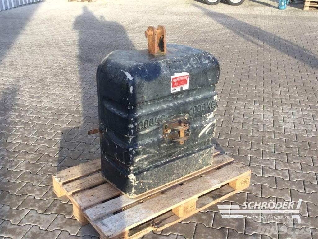  1000 KG Інше додаткове обладнання для тракторів