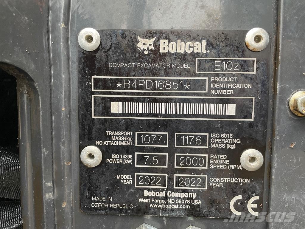 Bobcat E 10z Міні-екскаватори < 7т