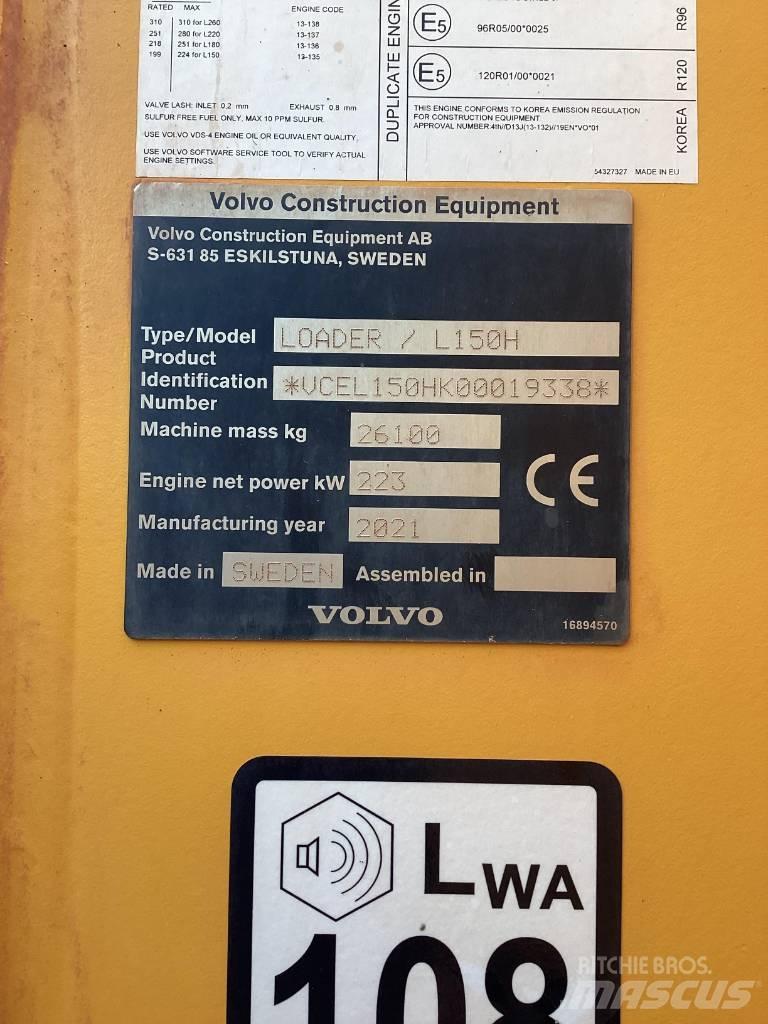 Volvo L 150 H Фронтальні навантажувачі