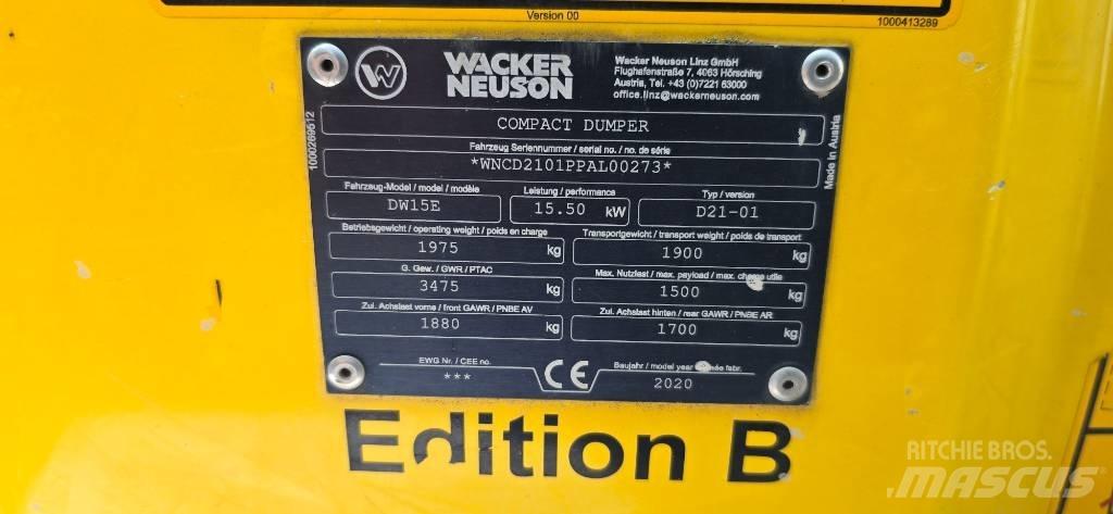 Wacker Neuson DW15e Міні самоскиди
