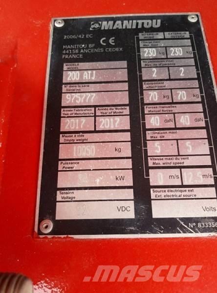 Manitou 200ATJ  RC Колінчаті підйомники